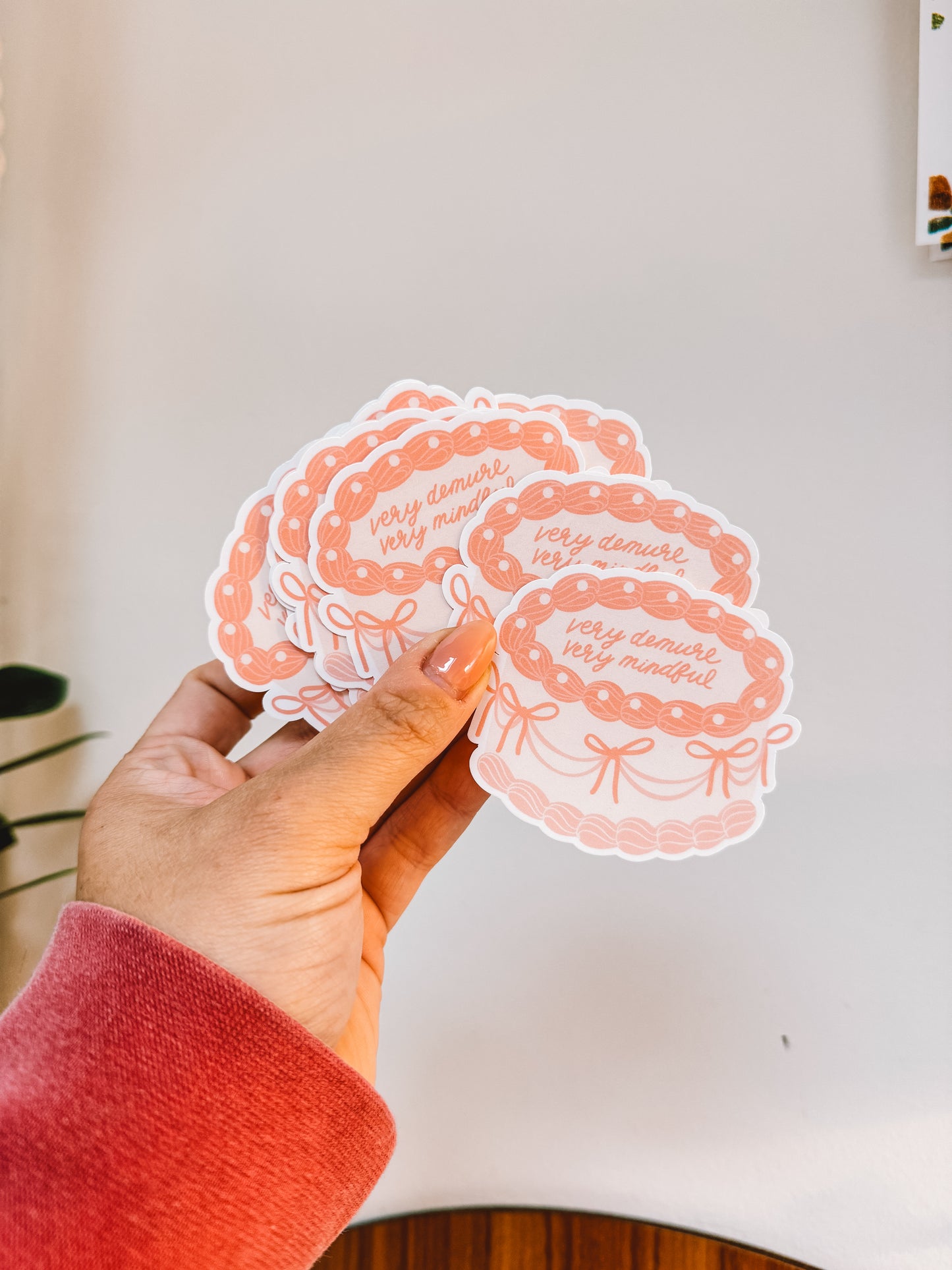 Very Demure, Very Mindful Sticker