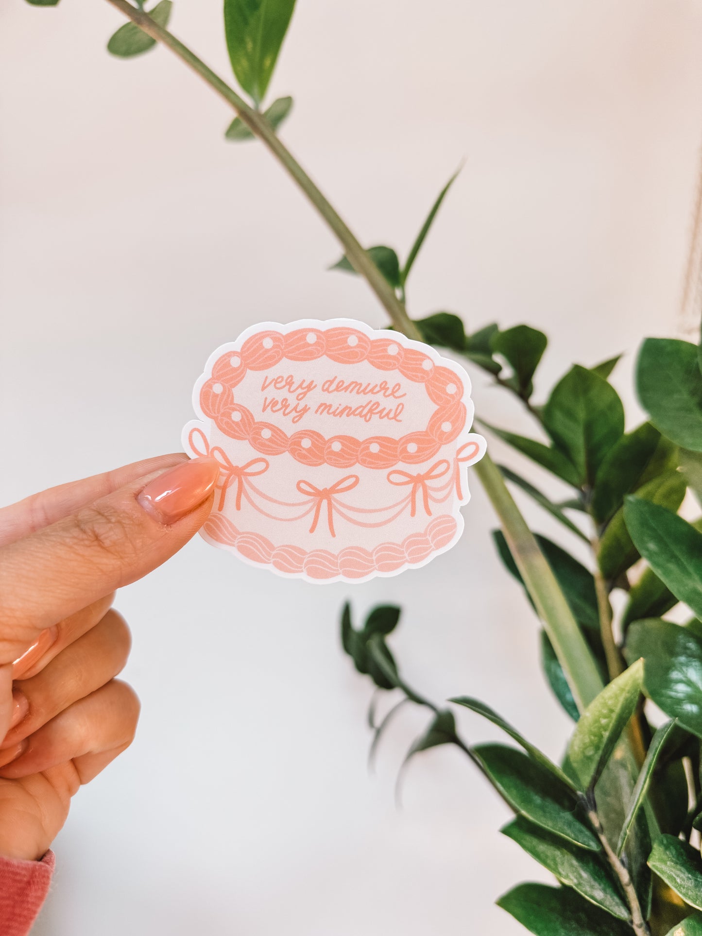 Very Demure, Very Mindful Sticker