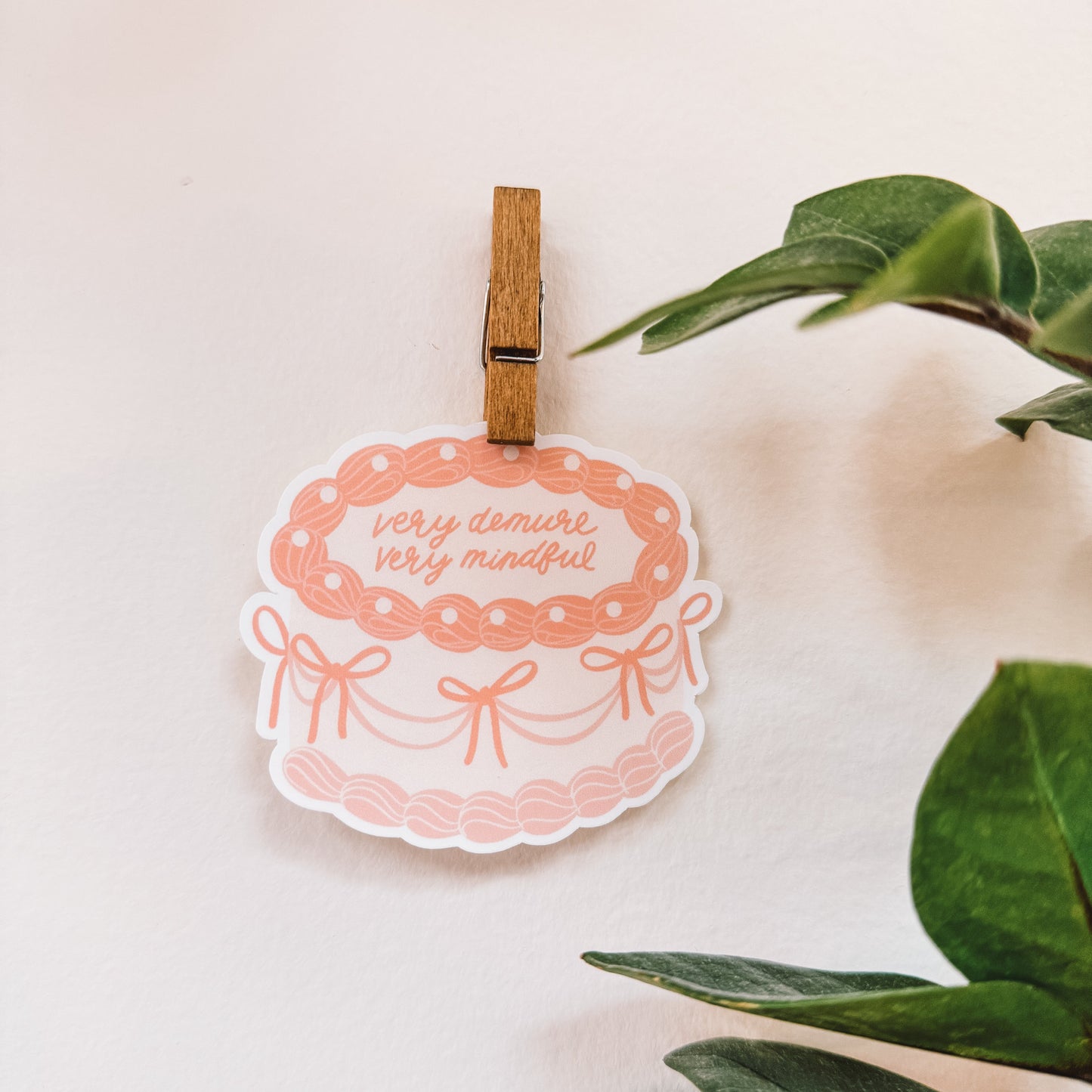 Very Demure, Very Mindful Sticker