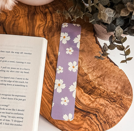 Purple Floral Bookmark