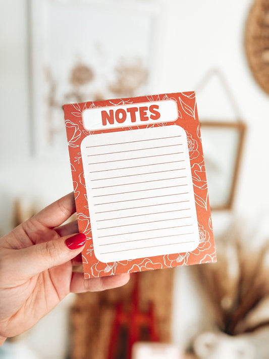 Floral Notepad