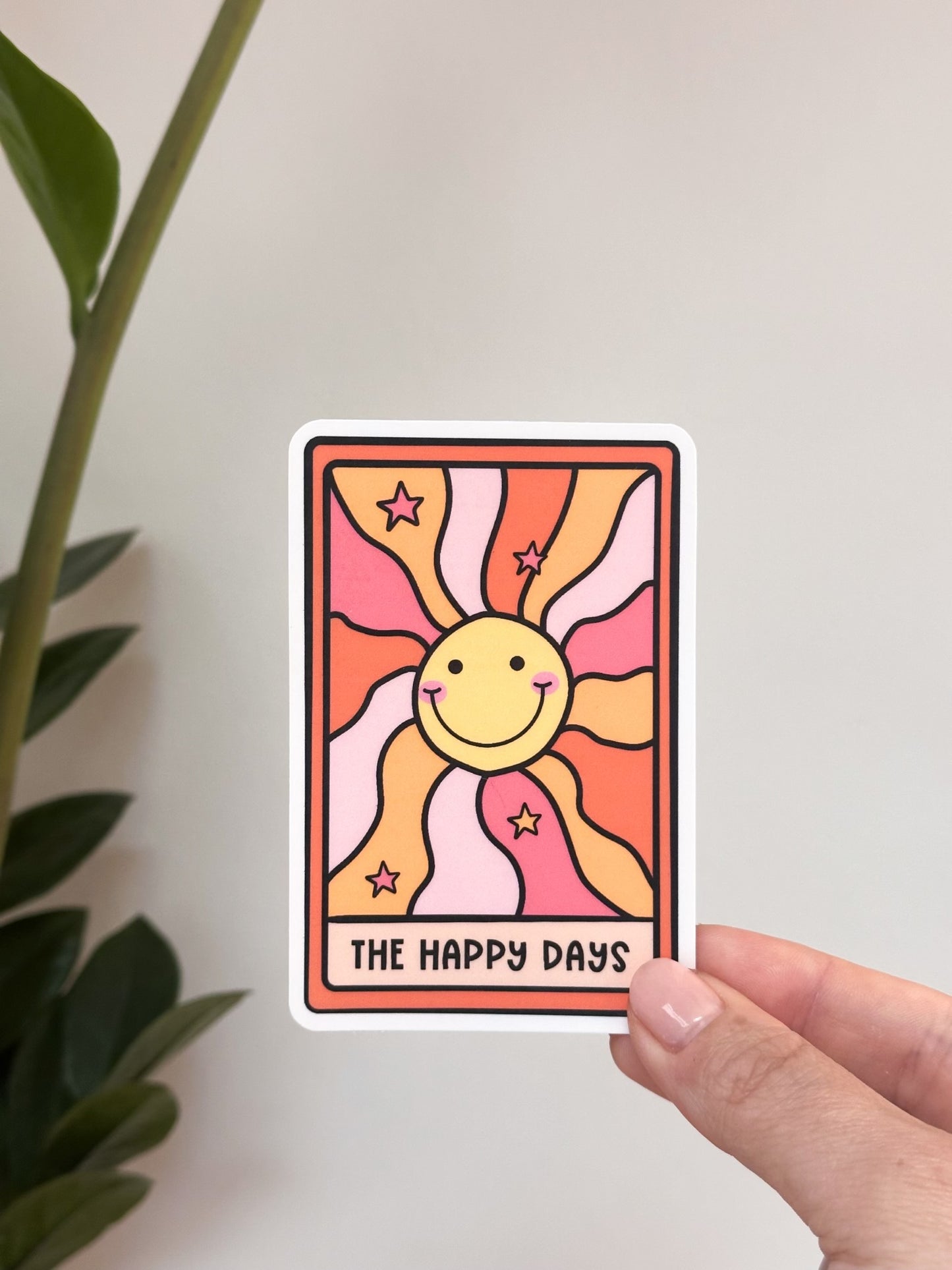 The Happy Days Tarot Sticker