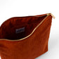 Terracotta Corduroy Carry-All Pouch