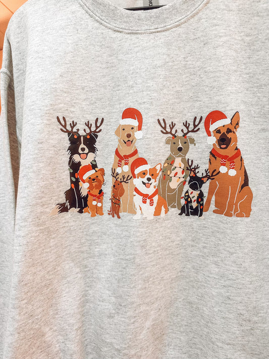 Christmas Dog Crewneck