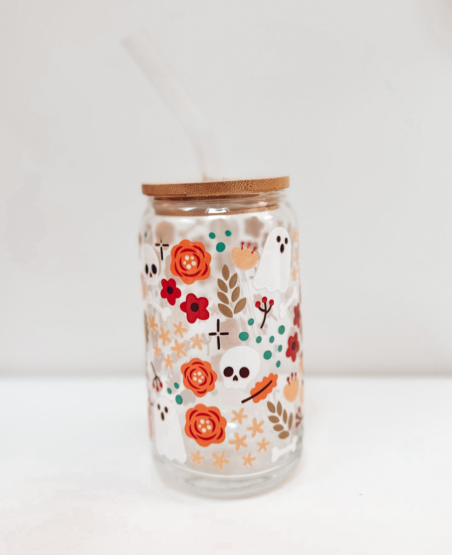 Floral Boho Halloween Cup