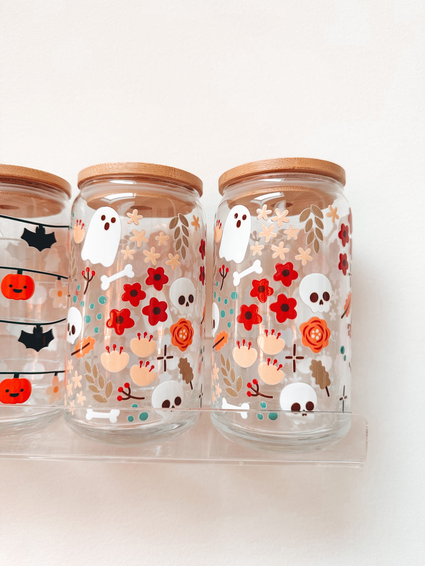 Floral Boho Halloween Cup