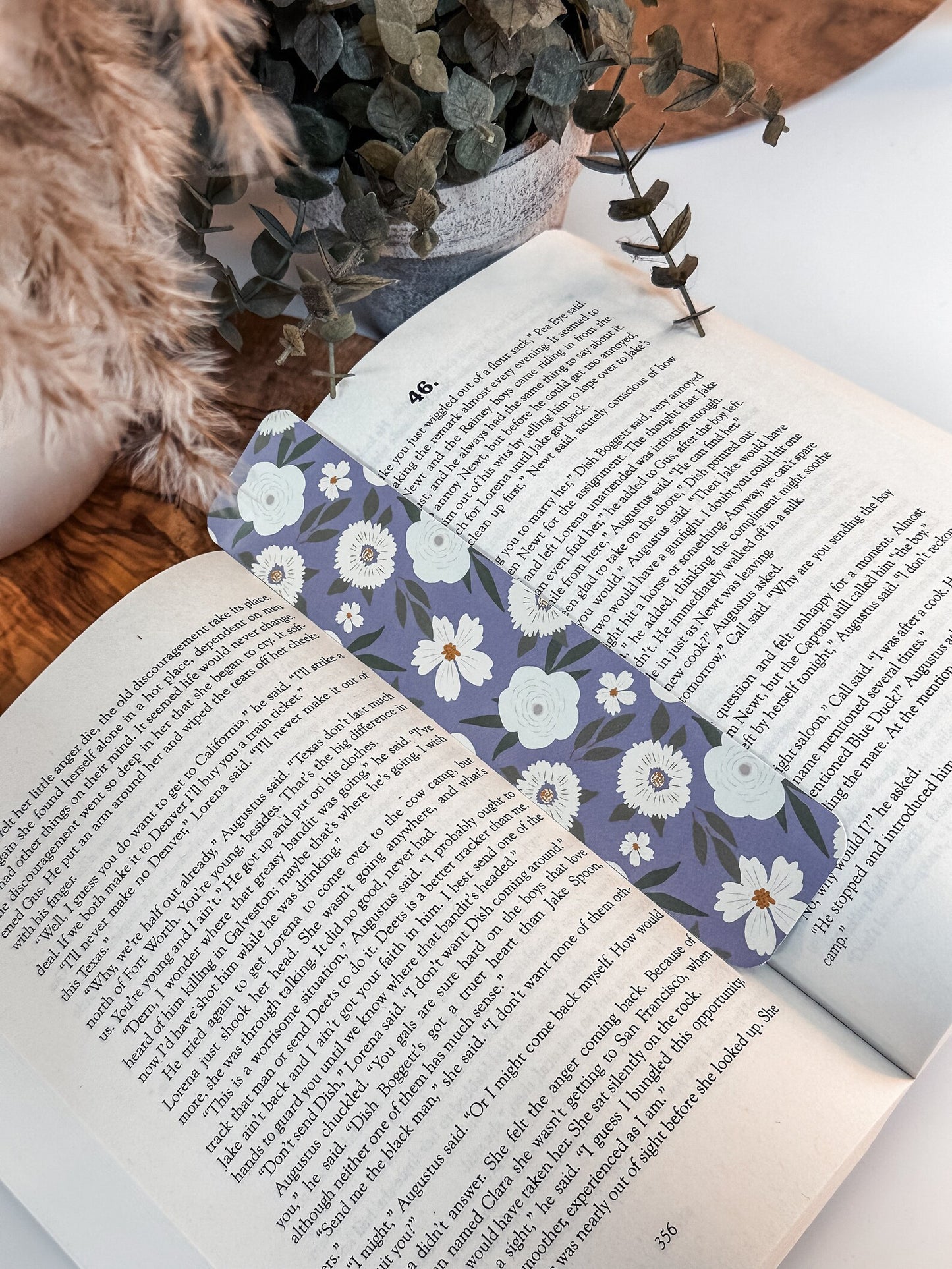 Purple Wildflower Bookmark