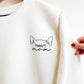 Custom Cat Ears Crewnecks | Cat Mom Crewneck | Cat Mother's Day Gift | Pet Parent Gift