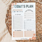 Daily Planner Notepad, To Do List Notepad, 50 Sheet Planner Notepad, Hourly Planner, Floral Planner, Organization Gifts