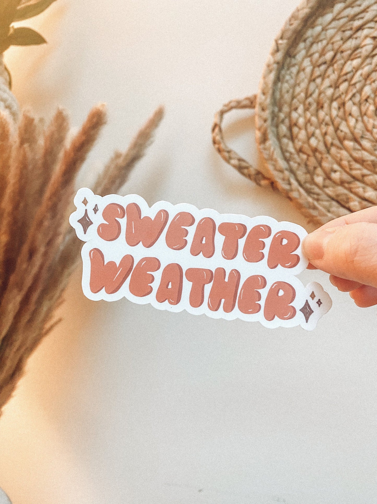 Sweater Weather Sticker