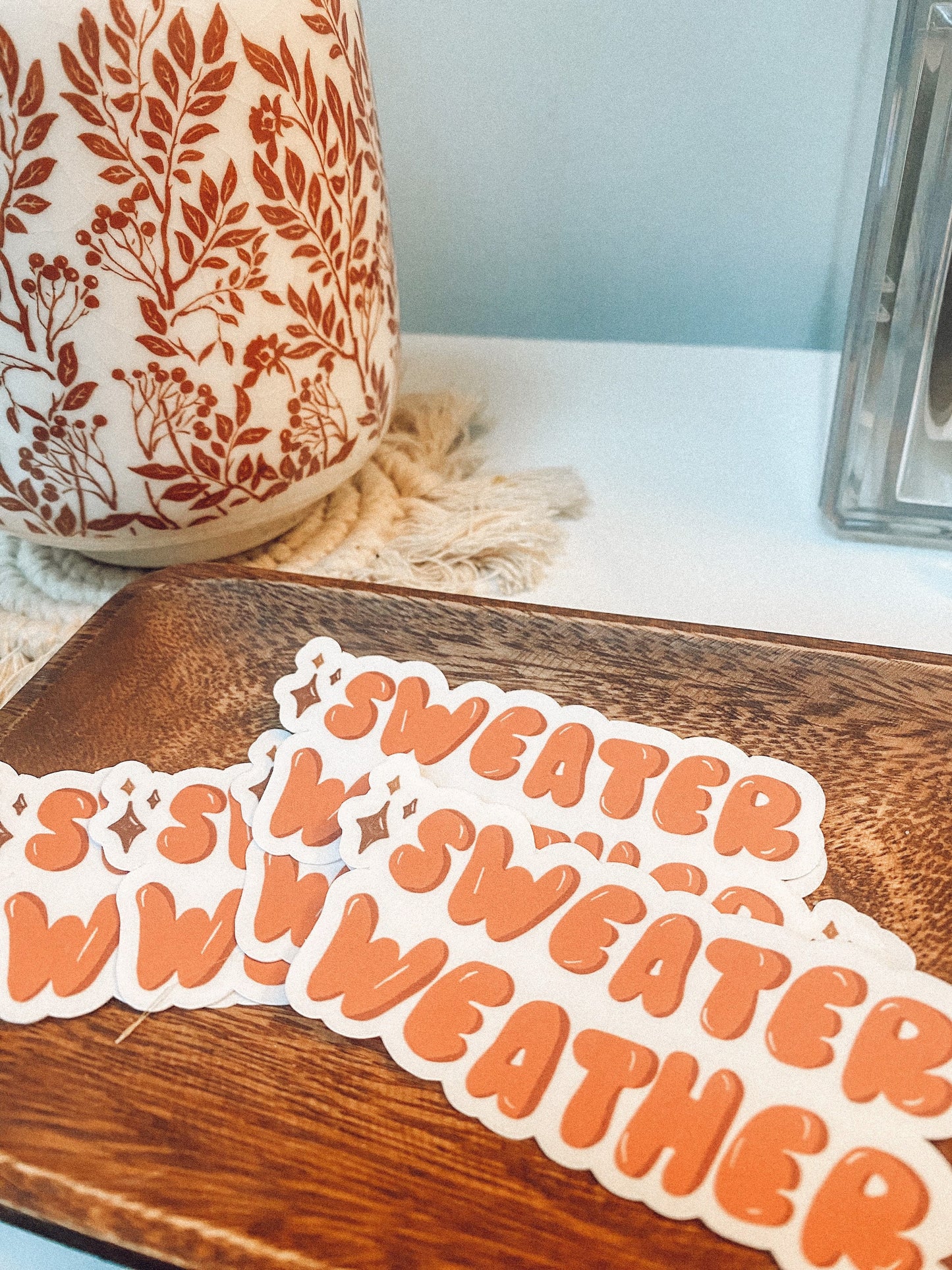 Sweater Weather Sticker