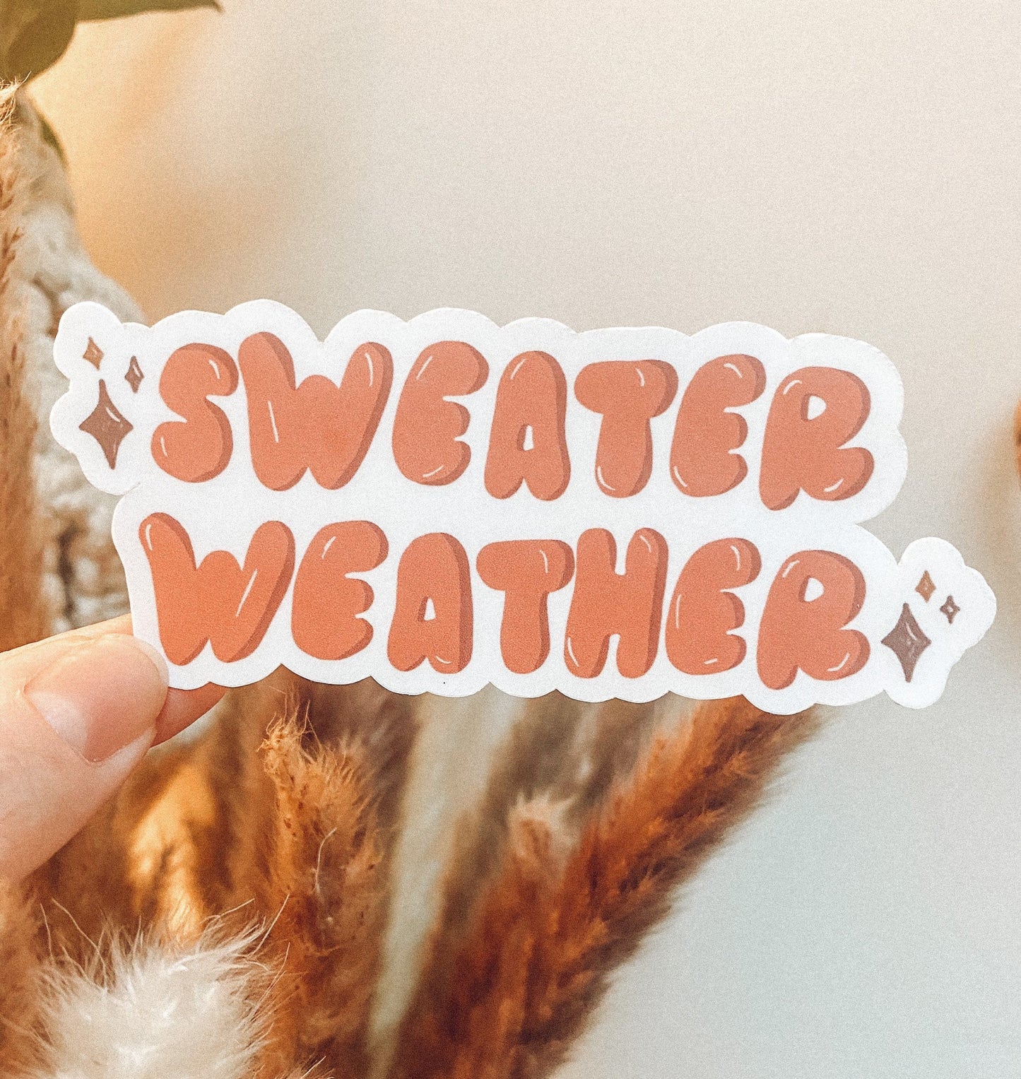 Sweater Weather Sticker