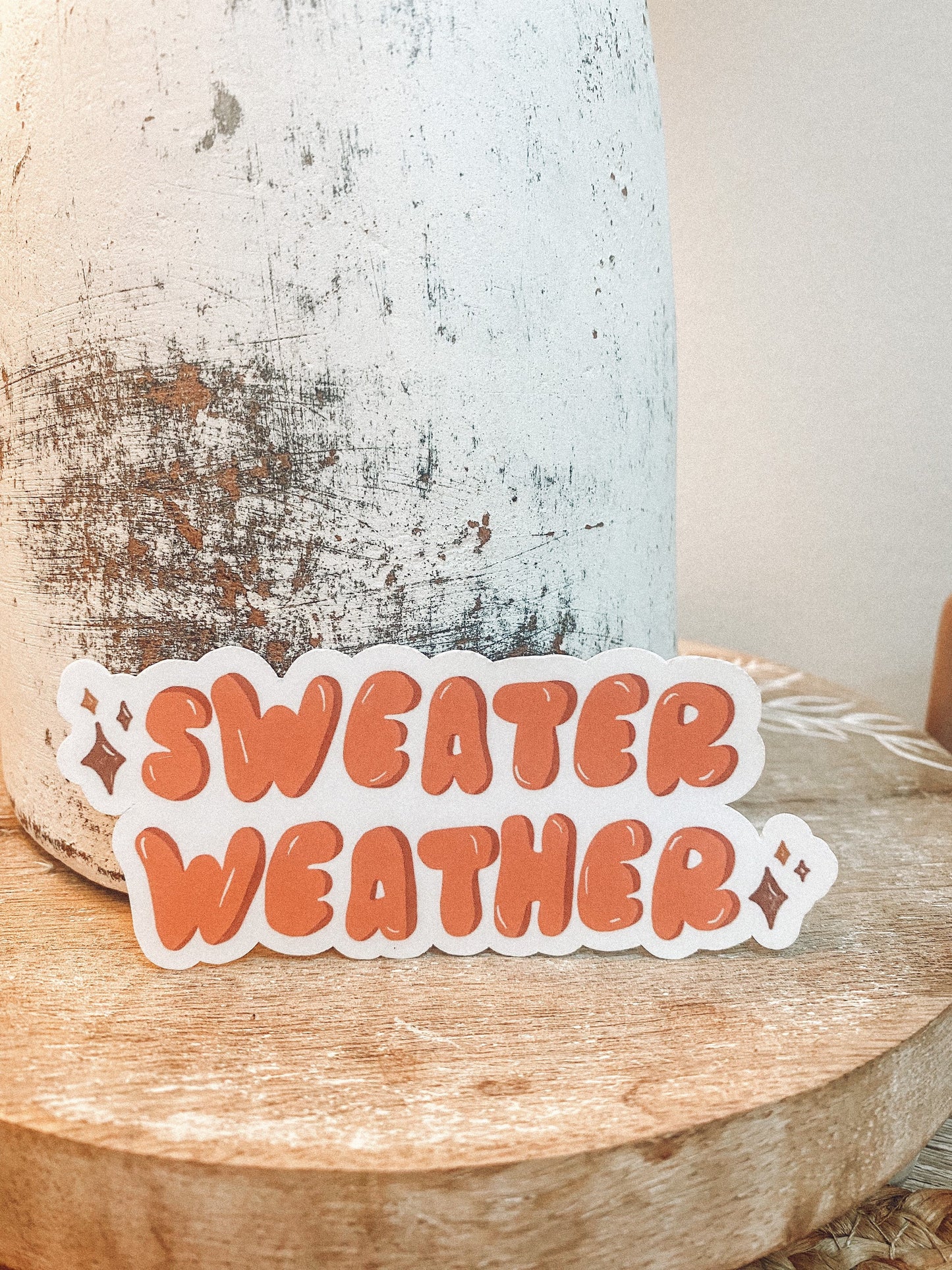 Sweater Weather Sticker